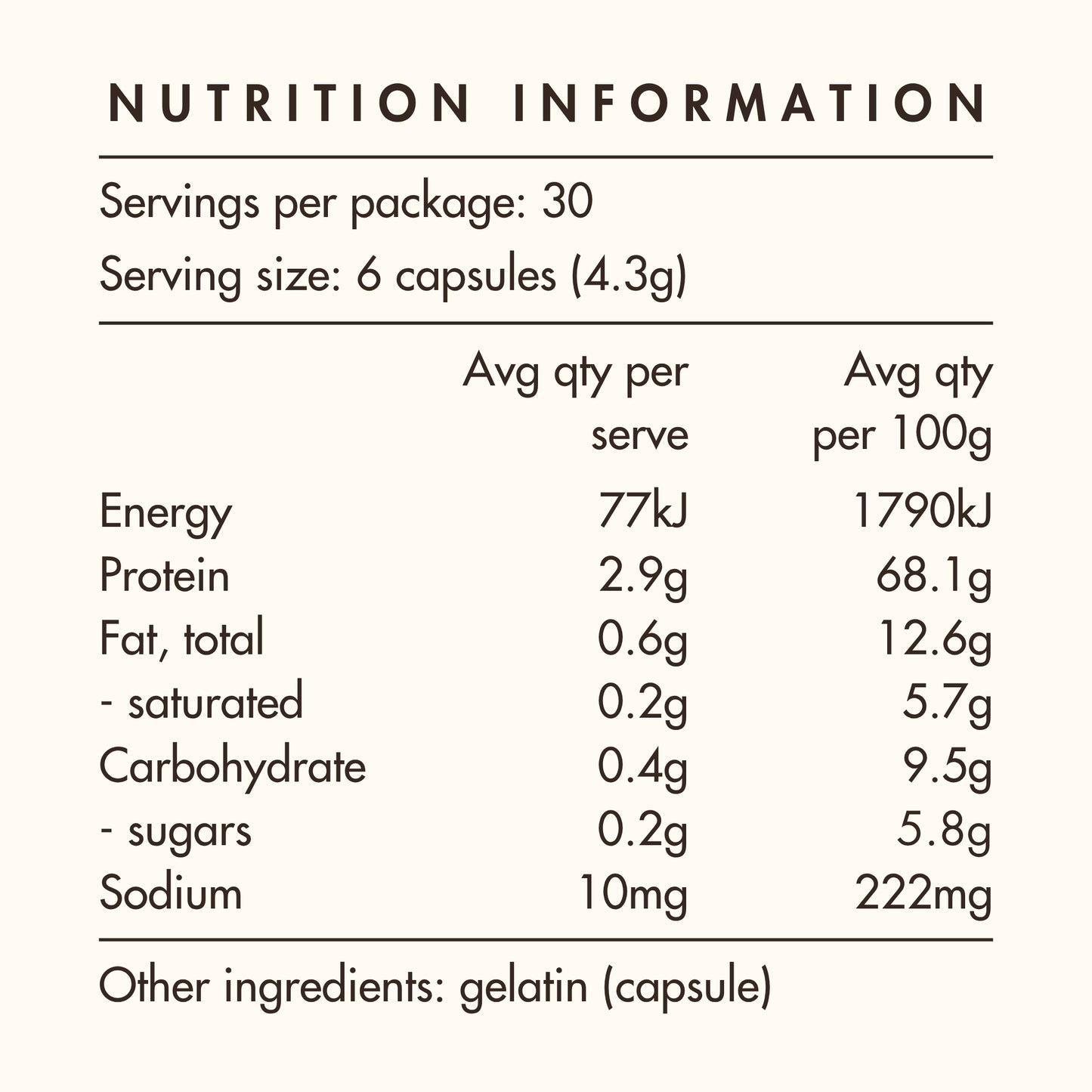 Organic Beef Liver Capsules
