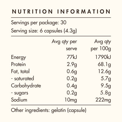 Organic Beef Liver Capsules